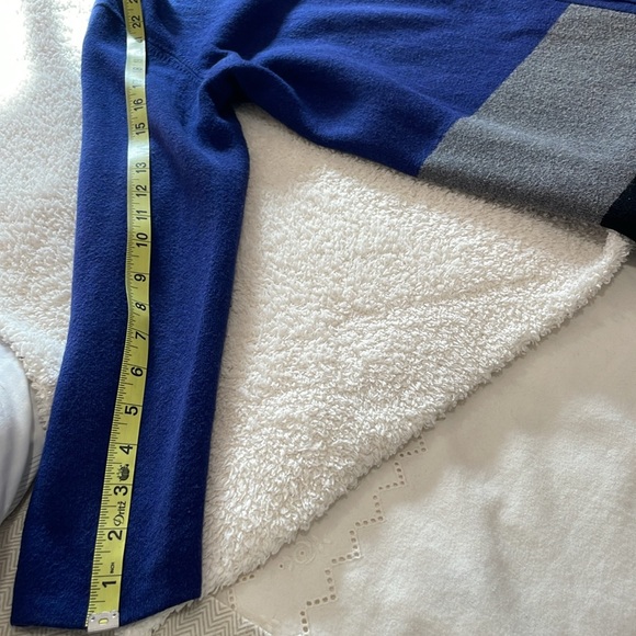 Talbots color block open cardigan blazer MP - Picture 7 of 10